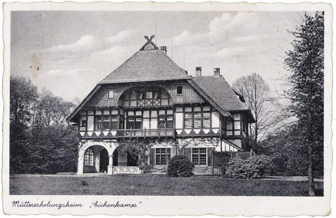 Eichenkamp „Kränholm“; St. Magnus; Ansichtskarte vor 1937; Foto: E. Maack, Vegesack
