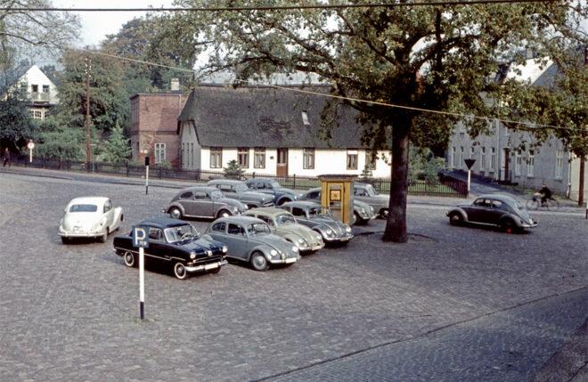 Lesumer Marktplatz; Foto: um 1950