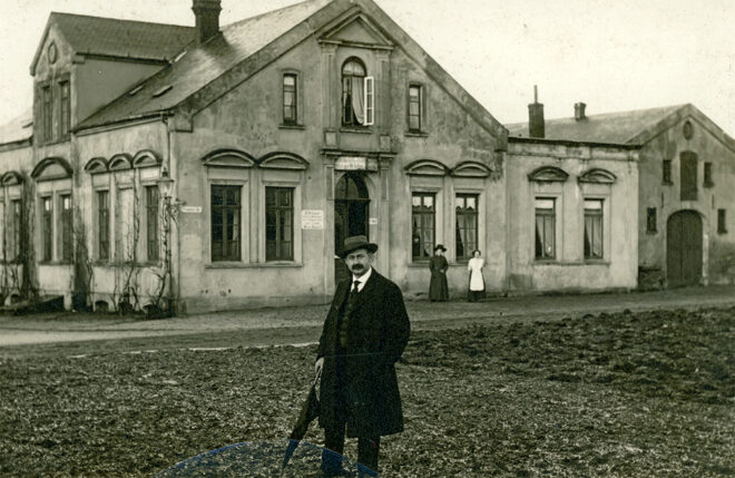 Gasthaus Winters, Oberreihe 8 (Lesum); Foto: 1910