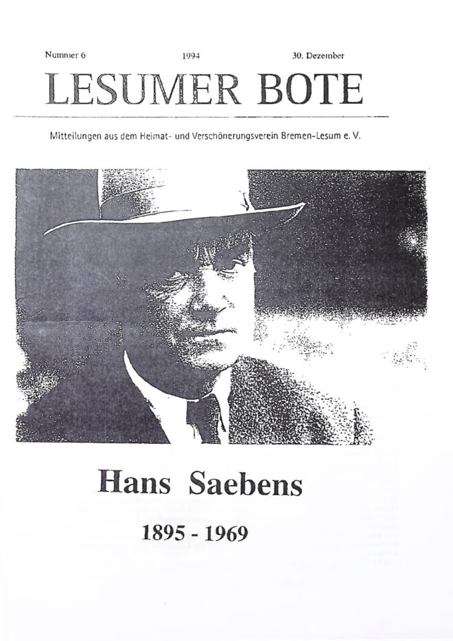 Titelbild Lesumer Bote Nr. 6