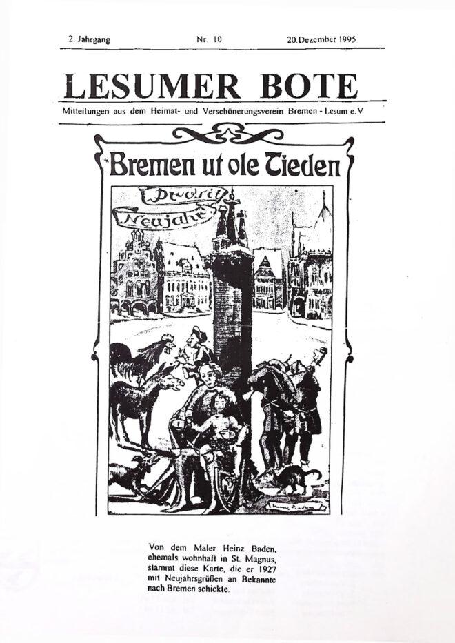 Titelbild Lesumer Bote Nr. 10