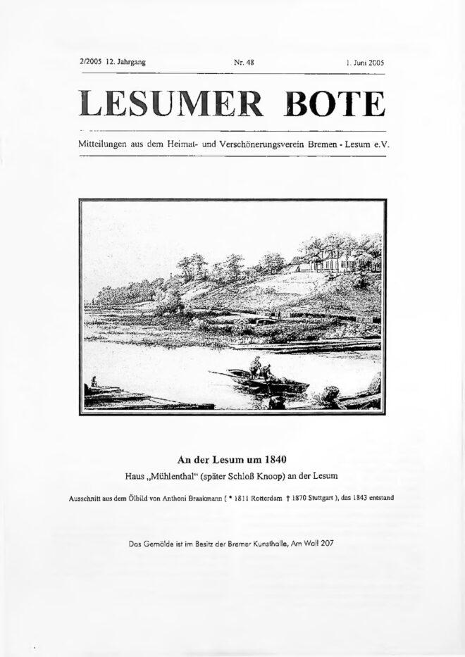 Titelbild Lesumer Bote Nr. 48