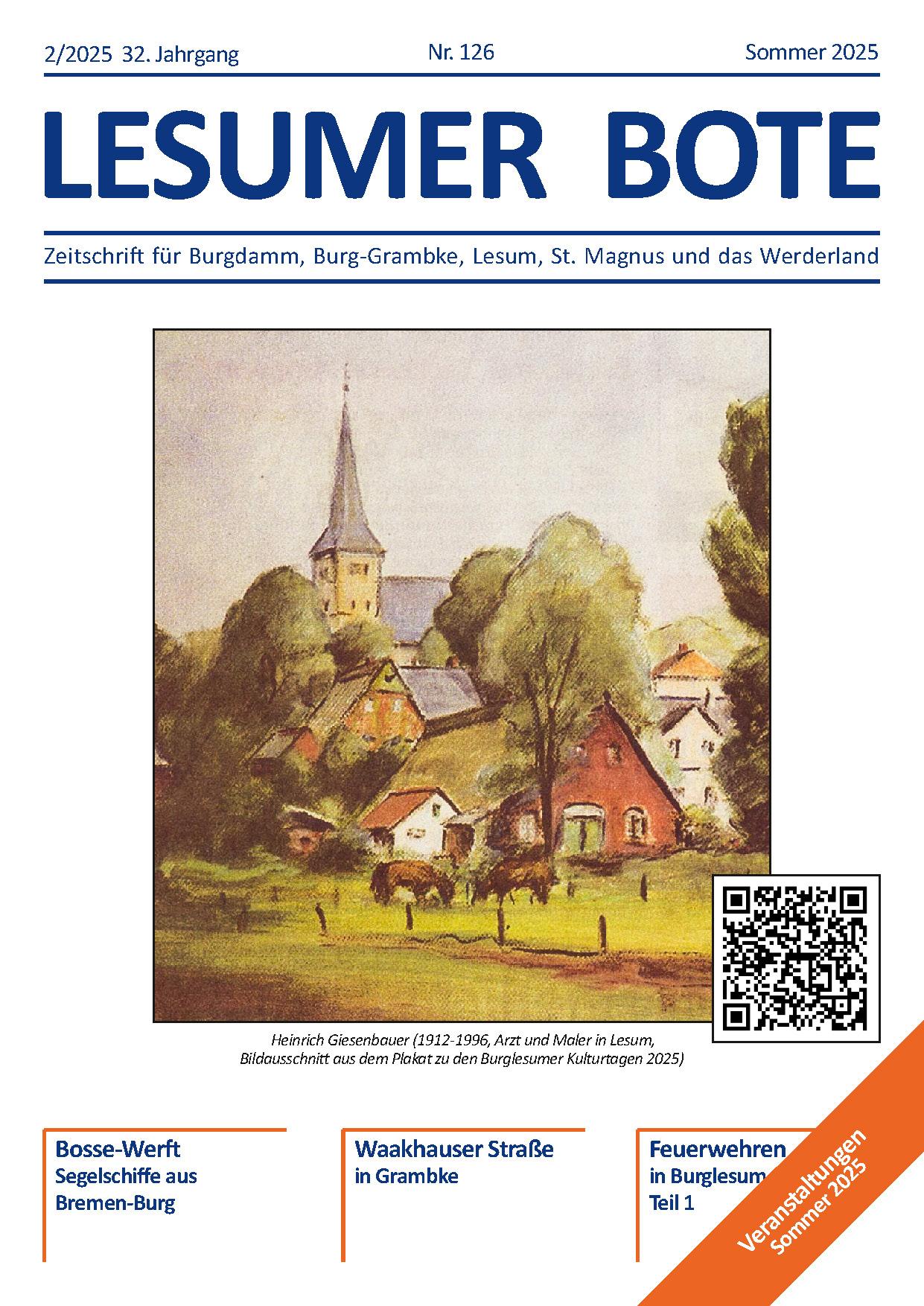 Titelblatt Lesumer Bote Nr. 126