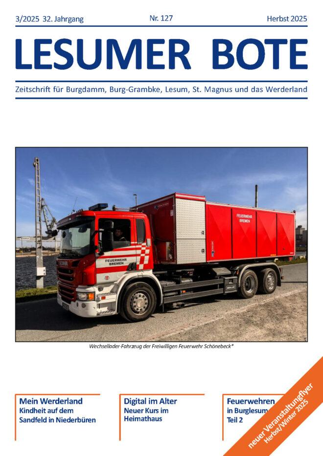 Titelblatt Lesumer Bote Nr. 126