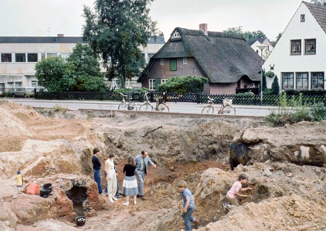 Ausgrabung Vielstich an der Oberreihe, 1981, Foto: W. Boetker