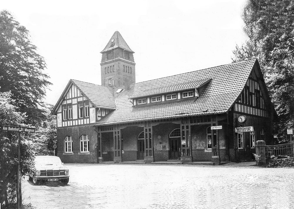 Bahnhof St. Magnus, 1975, Foto: Manfred Gorontzy
