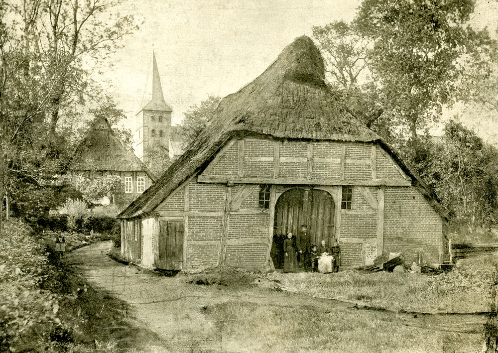 „The Old Home“, Leeseweg 3, ca. 1900, Foto: Wilma Heckmann