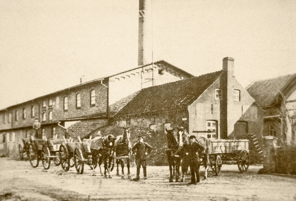Fabrikgebäude der Töpferei Vielstich, Oberreihe 11; Foto: um 1900